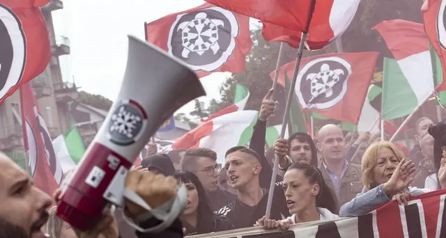 Gdf in sede Casapound, fatta ispezione