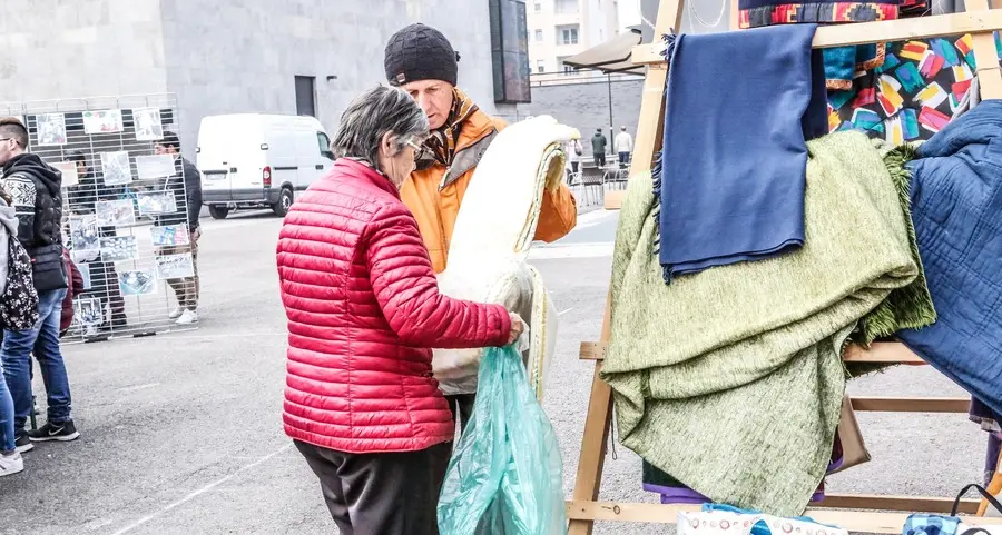 Oggi raccolta coperte di Volontarius