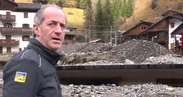 Frana nel bellunese, paesi isolati