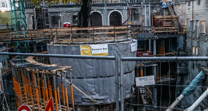Palais Campofranco 600 metri sotto terra per la zona negozi