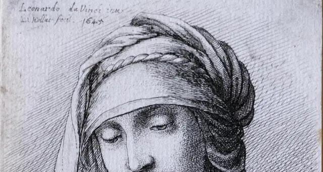 A Vinci Leonardo disegnato da Hollar