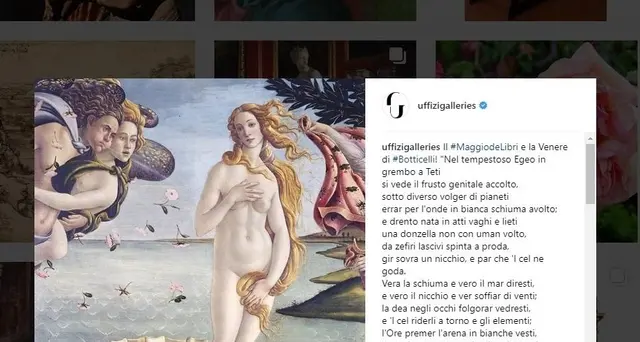 Uffizi, il museo più seguito su Instagram