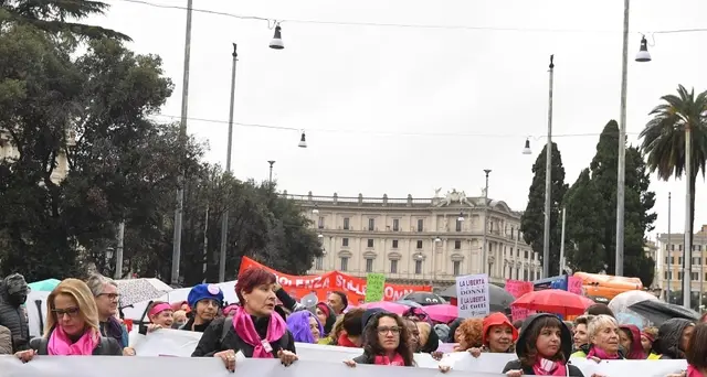 Corteo a Roma, 'Non una di meno'