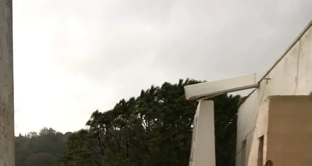 Tromba d'aria nel Capo di Leuca
