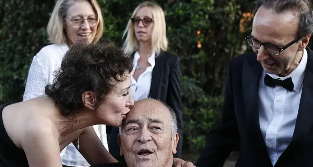 Benigni, \"Bertolucci era il più grande\"
