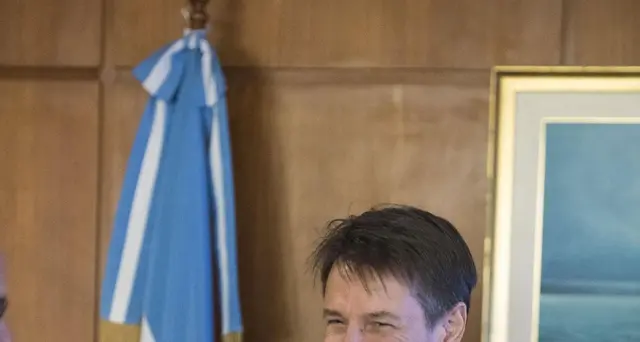Conte arrivato a Buenos Aires