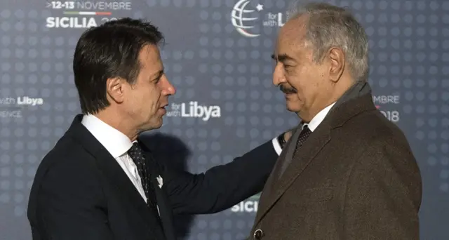Conte ha ricevuto il generale Haftar