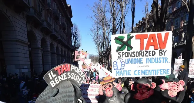 Corteo a Torino,è giorno orgoglio No Tav