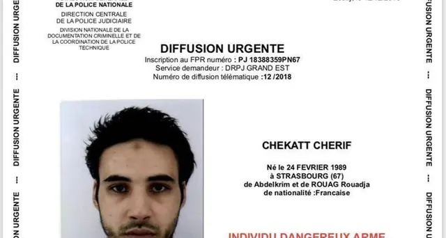 Strasburgo, diffuse foto assalitore