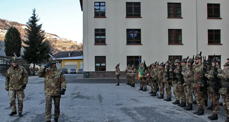 Il saluto agli alpini rientrati dal Kosovo