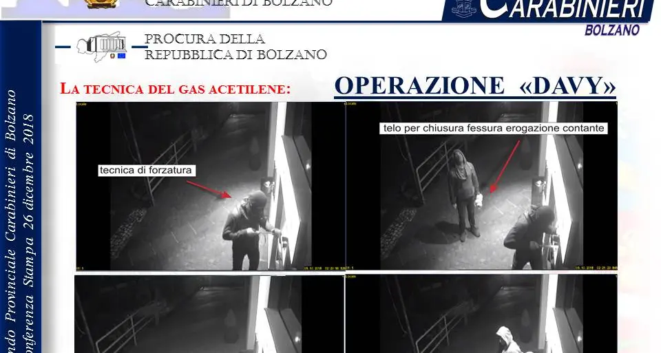 Colpi ai bancomat, sgominata la banda dell'acetilene