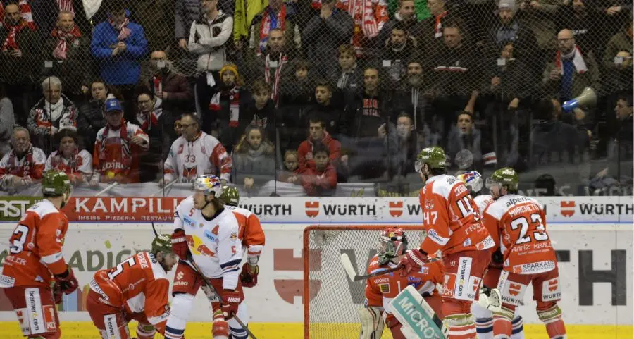 Prosegue il 2019 nero dell'Hc Bolzano, Salisburgo passa al Palaonda
