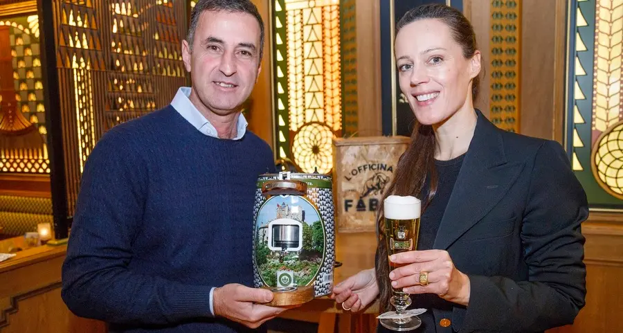Una macchina da caffè a tutta...birra