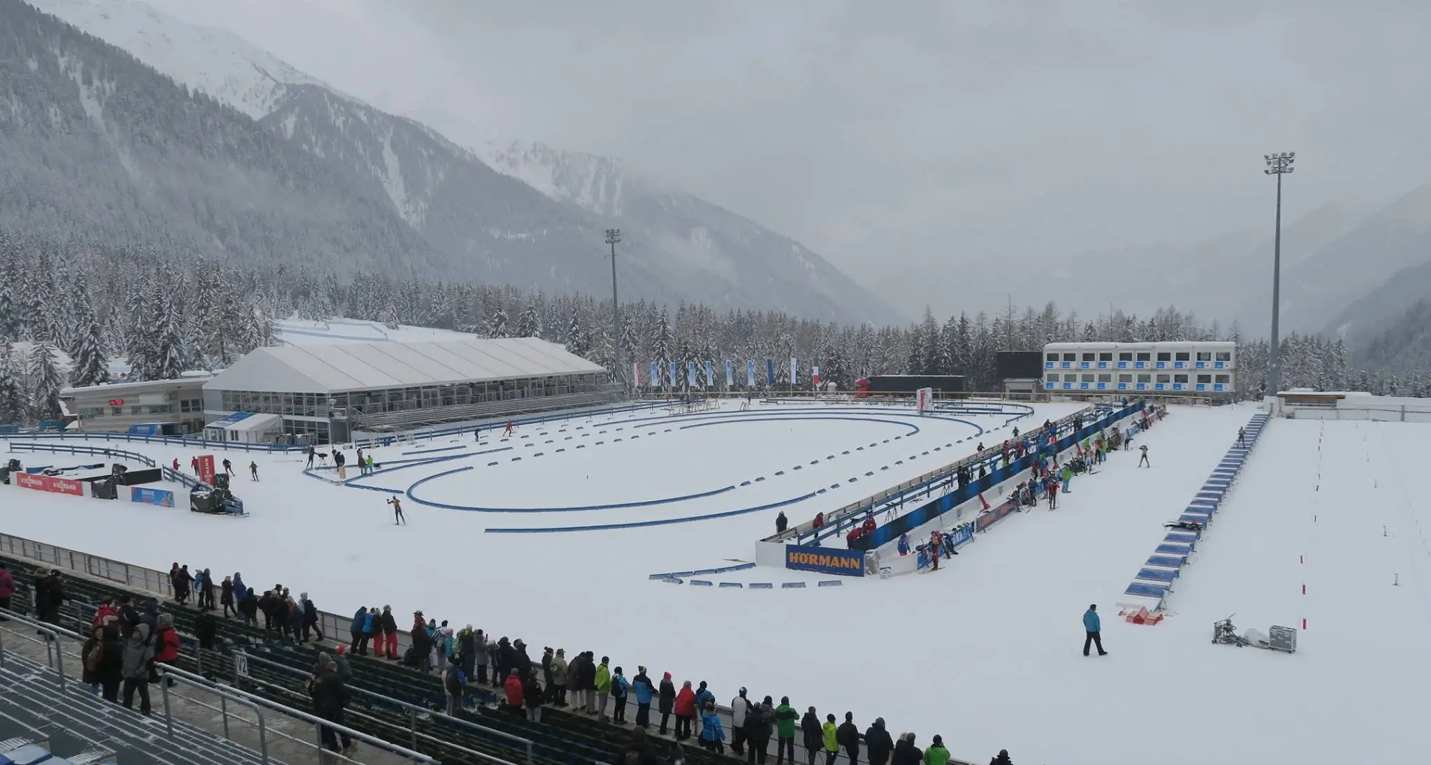 Valanga ad Anterselva, sgomberato lo stadio del biathlon