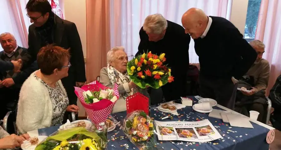 Festa per i 100 anni di Maria Abram