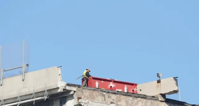 Ponte, ultime operazioni poi si taglia