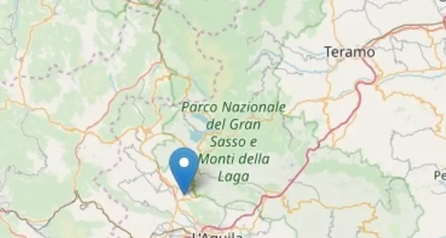 Terremoti, scossa 3.6 nell'Aquilano