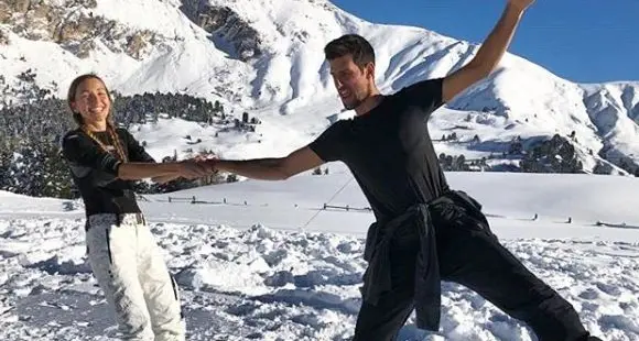 Novak Djokovic si rilassa in Alto Adige