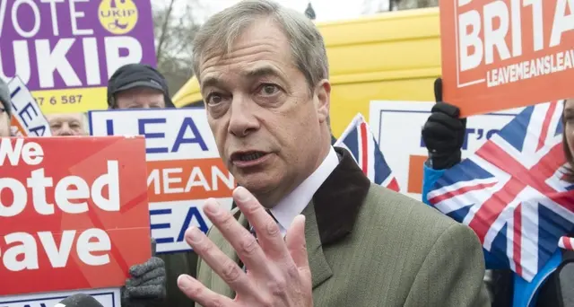 Farage, 'Brexit è il paradiso'