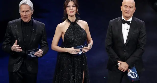 Sanremo, 9,6 mln e il 46.1% per i duetti