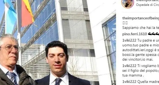 Renzo Bossi, forza papà, hai testa dura