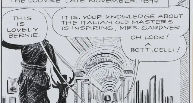A Boston Botticelli \"graphic novelist\"