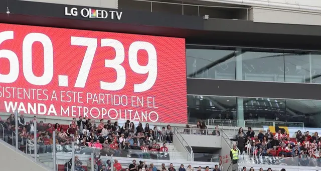 Atletico-Barca donne, record pubblico