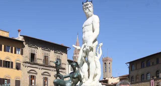 Fontana Nettuno Firenze, finito restauro