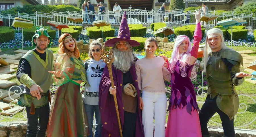 Tania Cagnotto e Francesca Dallapè all'inaugurazione dell'anno della magia di Gardaland