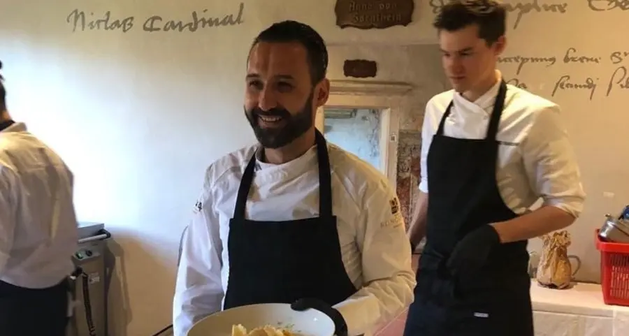 Ebner e Cavada, show cooking da applausi a Castel Mareccio