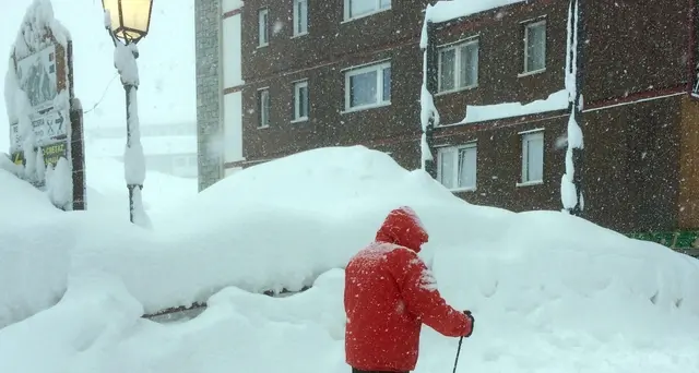 Oltre un metro di neve in Valle d'Aosta