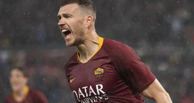 Dzeko \"Bene Roma con faccia cattiva\"