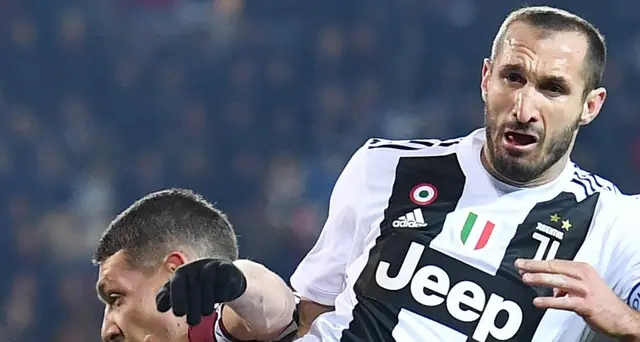 Juventus, Chiellini non si allena