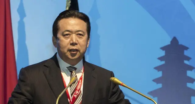 Cina, ex capo Interpol incriminato