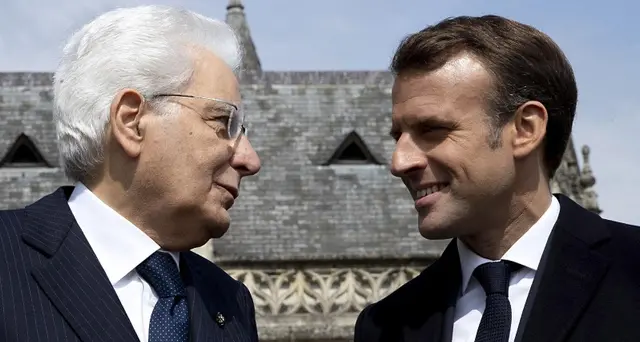 Macron a Mattarella, forte legame