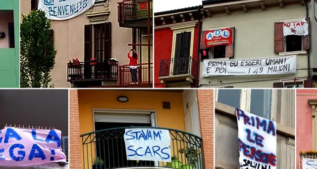 A Milano 49 striscioni contro Salvini