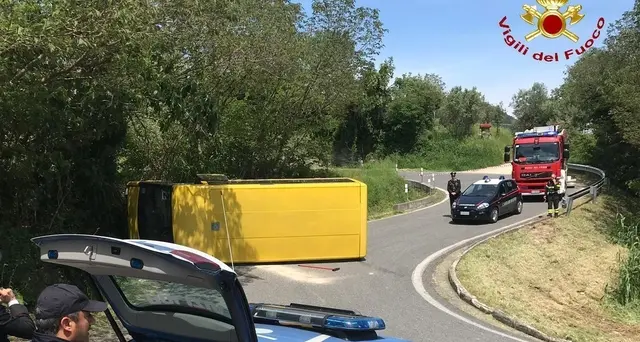 Autista preso dopo fuga