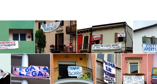 Striscione contro Salvini, indagata