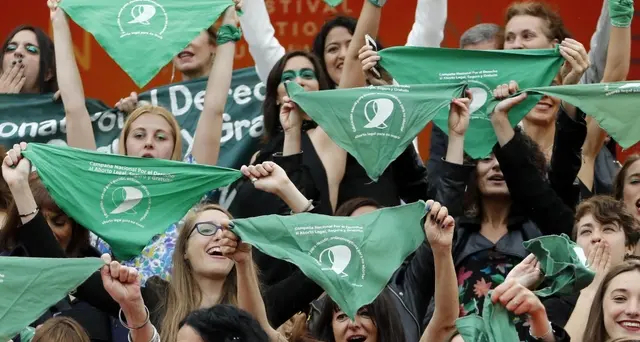 Red carpet 'verde', Argentina pro-aborto