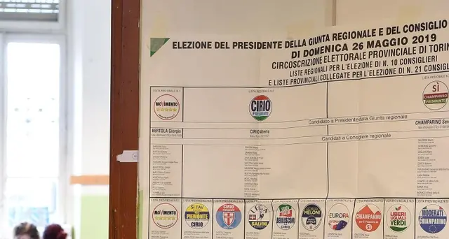 Regionali Piemonte, affluenza al 63,34%