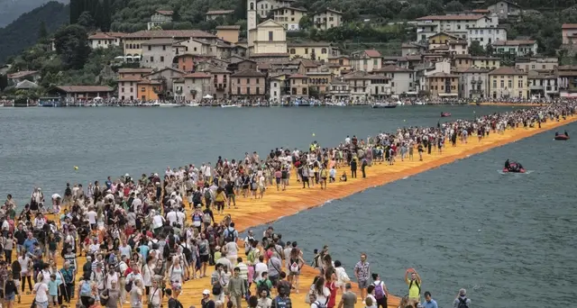 The Floating Piers di Christo al cinema