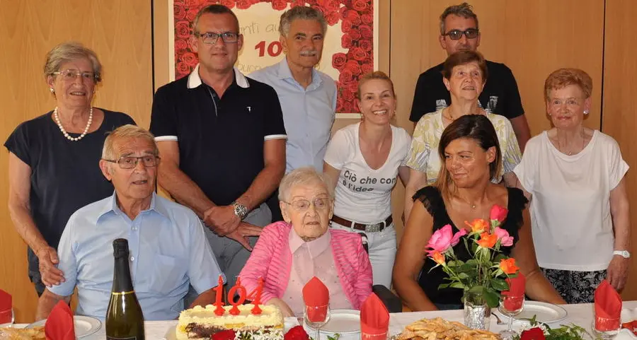 Maria Paris compie 104 anni