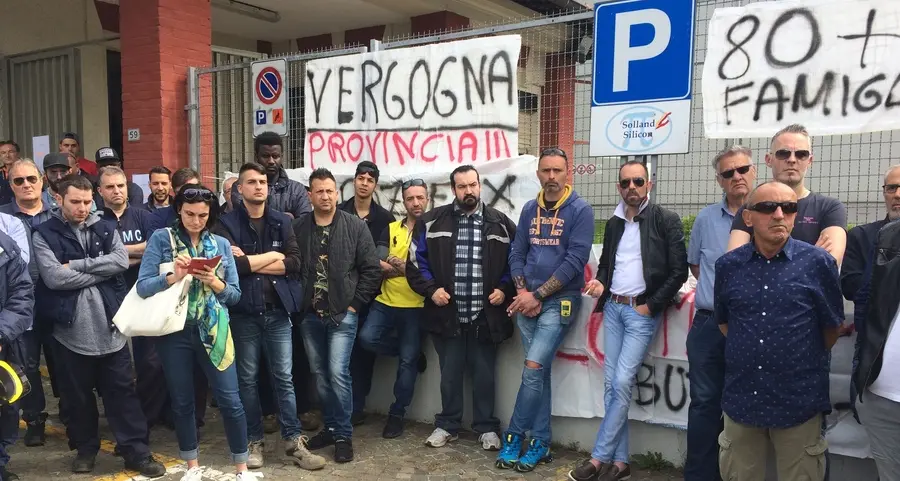 I lavoratori della Solland assunti a termine da Eco Center