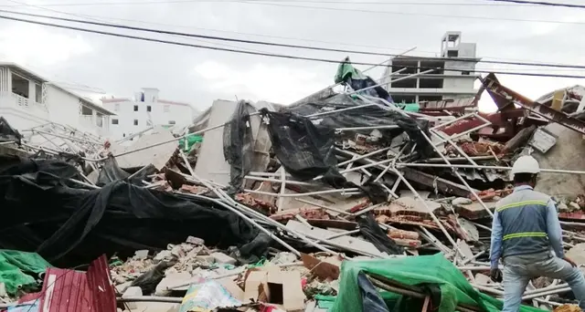 Cambogia: crolla un edificio di 7 piani