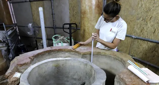 Scoperta fonte battesimale alla Natività