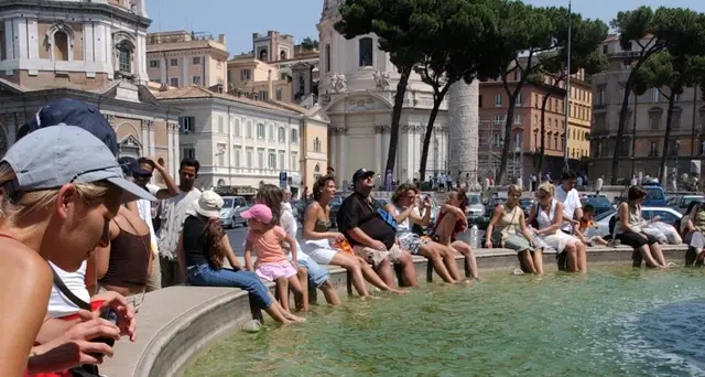 Bagno in fontane P. Spagna e Vittoriano
