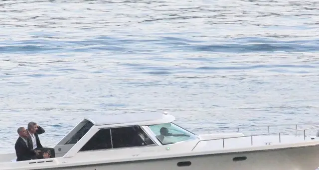 Barack Obama in gita a Cernobbio
