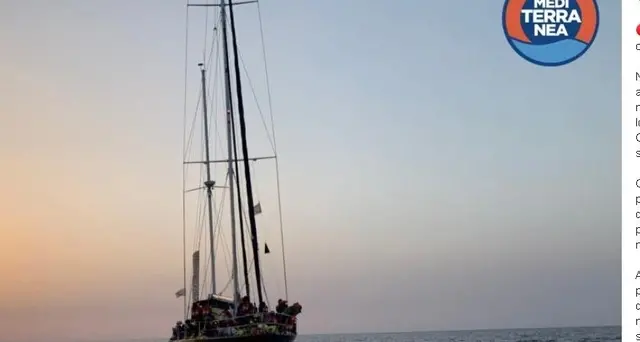 Nave Alex verso Lampedusa