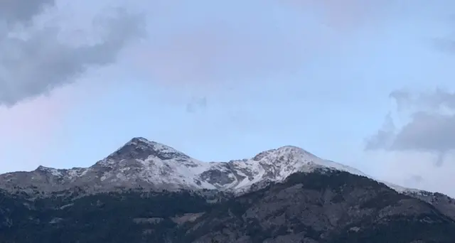 Neve in montagna in Valle d'Aosta
