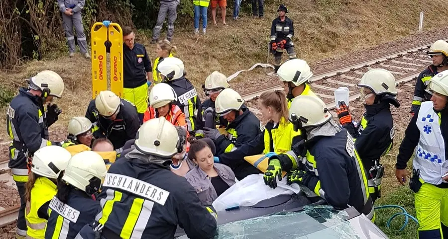 Simulato lo scontro treno-auto In azione 120 soccorritori